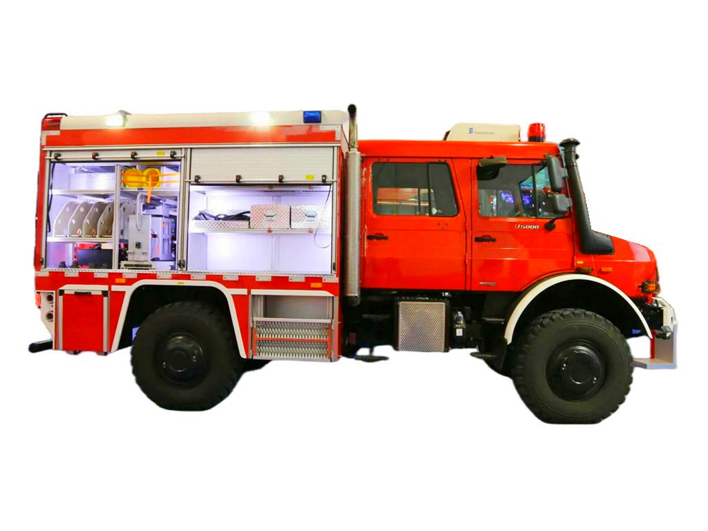 Over view for FAW all terrain fire truck