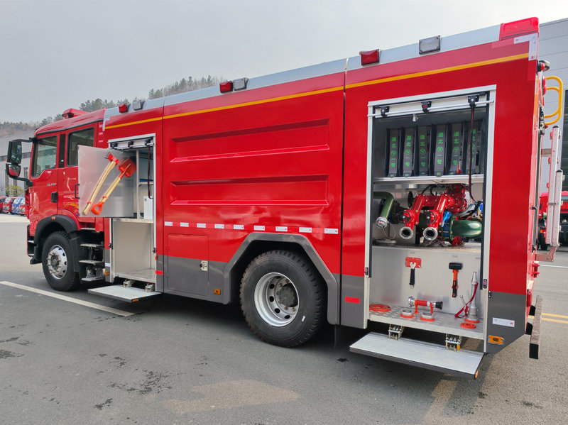 HOWO fire fighting truck tools HOWO fire fighting truck tools