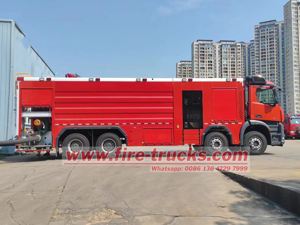 Saudi Arabia Benz Actros 580hp heavy foam fire truck Saudi Arabia Benz Actros 580hp heavy foam fire truck