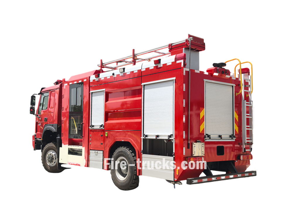 HOWO 4x4 wildland foam fire truck
