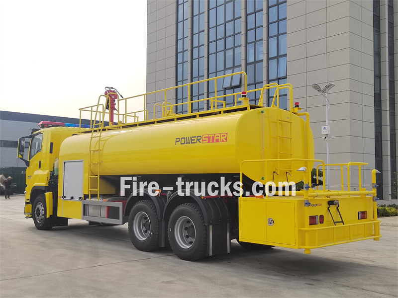 ISUZU water tanker fire rescue truck