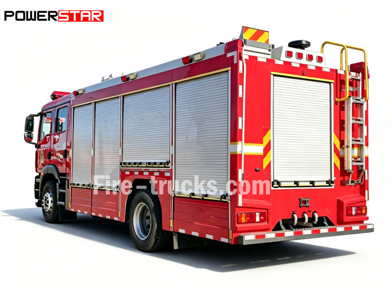 SINOTRUK HOWO TX 350 HP Fire Tender for Highway Tanker Rollover Fire Dubai