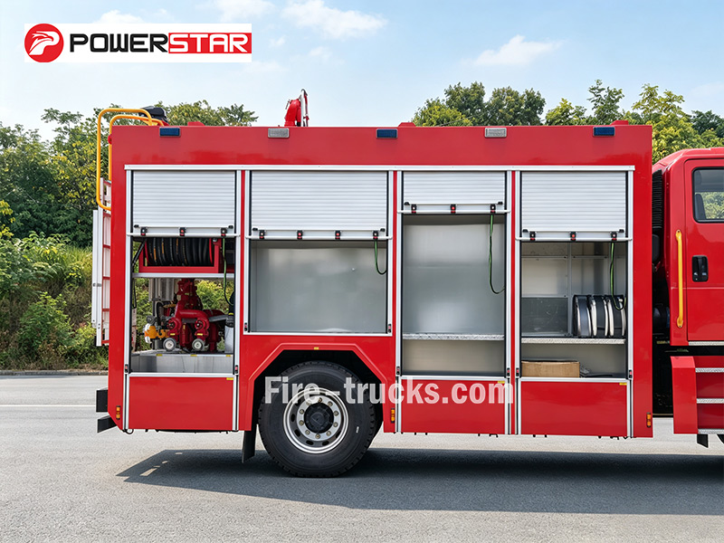 Foam fire fighting vehicle firefighting equipment Foam fire fighting vehicle firefighting equipment