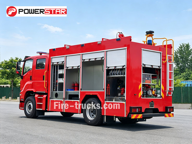 ISUZU GIGA 4x2 Official Rescue Fire Truck for Albania Road Accident Fire ISUZU GIGA 4x2 Official Rescue Fire Truck for Albania Road Accident Fire