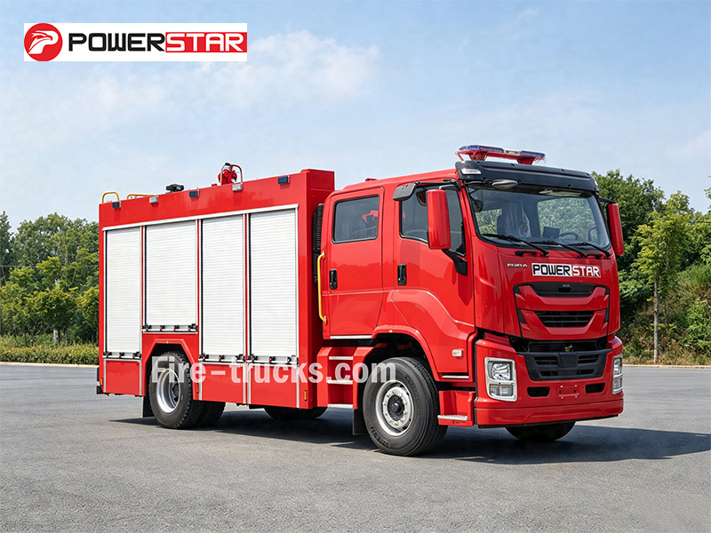ISUZU GIGA 4x2 Foam Fire Truck for Albania Chemical Tank Area Fire ISUZU GIGA 4x2 Foam Fire Truck for Albania Chemical Tank Area Fire