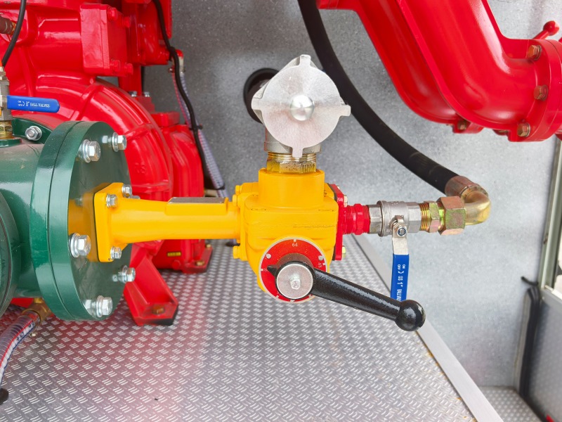 how foam proportioner works on fire truck