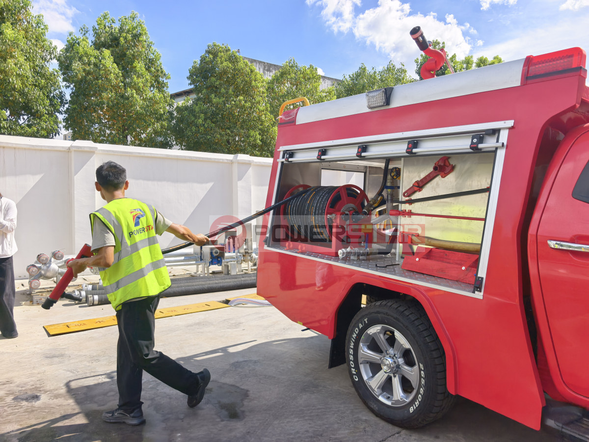 4x4 rescue fire pickup testing