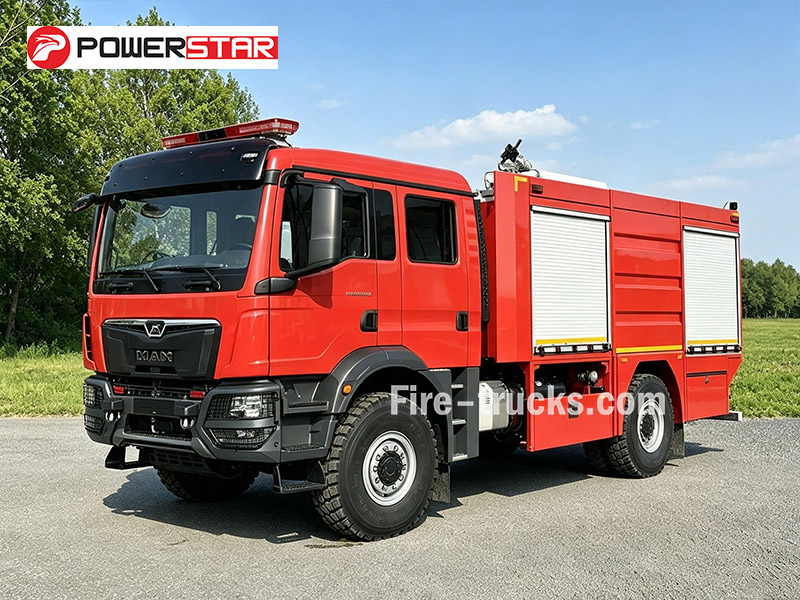 Hot Sale MAN TGM 4x4 High Pressure Foam Rescue Vehicle 5000L Water Foam for Togo Chemical Industry Fire and Spill Response Hot Sale MAN TGM 4x4 High Pressure Foam Rescue Vehicle 5000L Water Foam for Togo Chemical Industry Fire and Spill Response