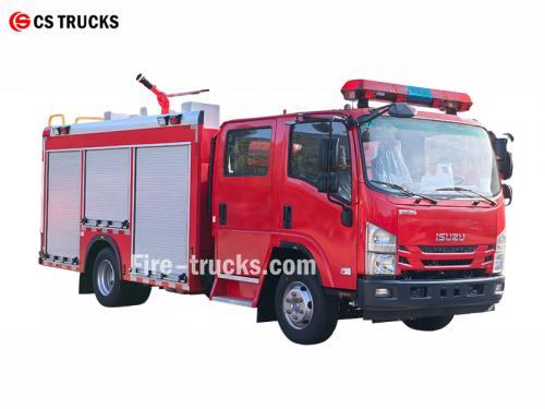ISUZU NPR 190HP Water Pumper Fire Rescue Truck - POWERSTAR Trucks