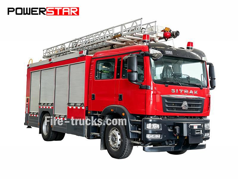 HOWO Emergency Rescue Fire Fighting Truck