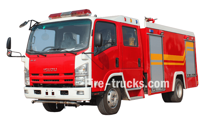 Caminhão de bombeiros aquático